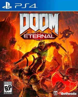 Portada del juego DOOM Eternal PS4