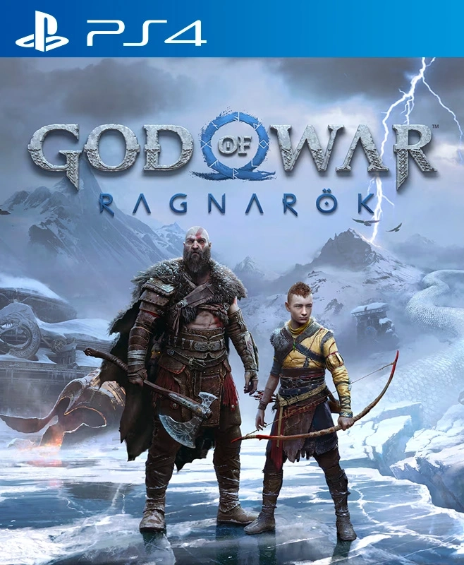 Portada del juego God of War Ragnarok PS4