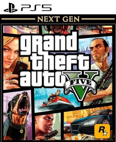 portada para gta v ps5 digital